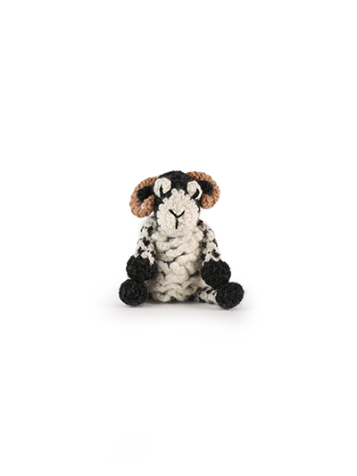  mini swaledale sheep amigurumi crochet pattern